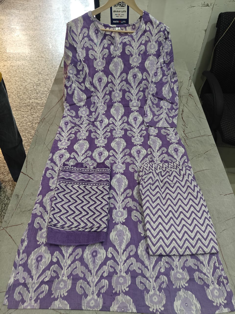 Kurti with pant with dupatta