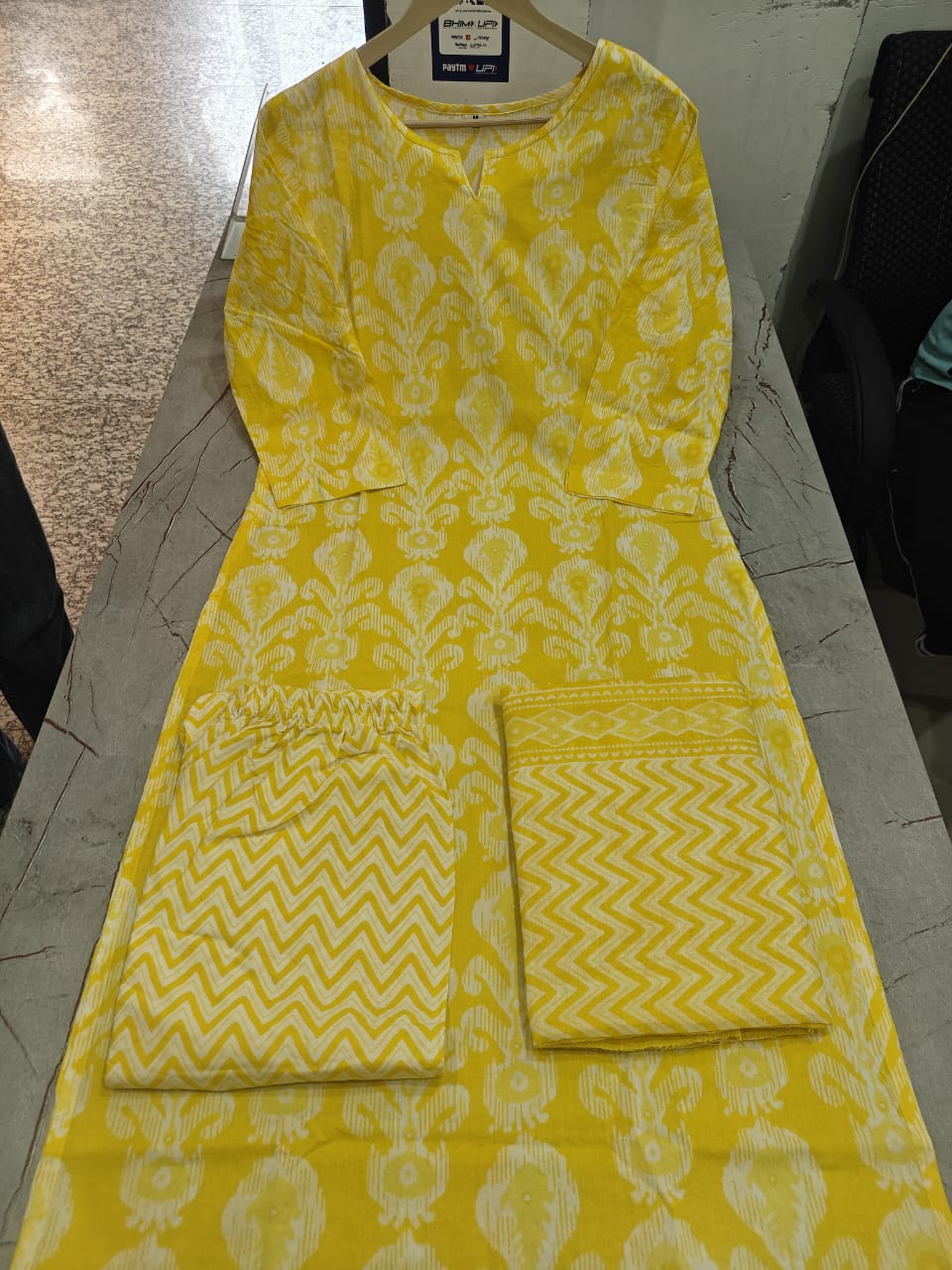 Kurti with pant with dupatta