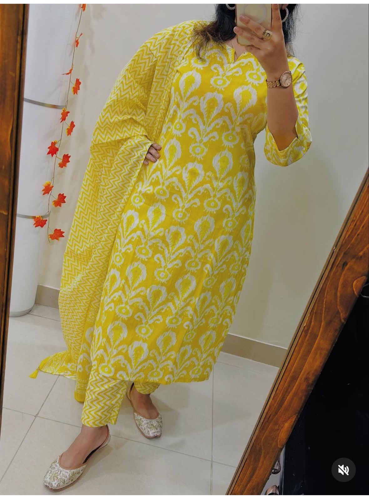 Kurti with pant with dupatta